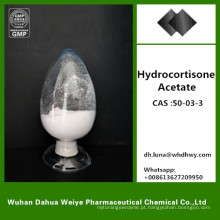 CAS: 50-03-3 Fábrica de 99% acetato de alta pureza hidrocortisona